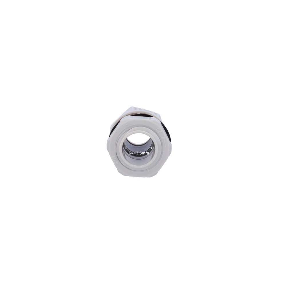 Raccordo impermeabile - Plastica - Diametro 6~12.5mm - IP68 - Colore grigio