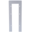 Copertura per videocitofono - Specifico per il videocitofono Akuvox AK-R29S - Misure: 330mm (Al) x 132mm (An) x 70mm (Fo) - Fabbricata in acciaio galvanizzato - Tettuccio antipioggia - Montaggio in superficie - Innowatt