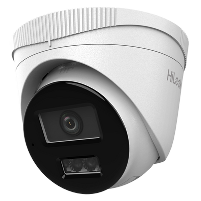 HiLook - Telecamera Turret IP - Risoluzione 4 Megapixel (2560x1440) - Ottica 2.8 mm | Microfono integrato - Luce ibrida 30 m | PoE IEEE802.3af - Rilevamento del movimento 2.0 | IP67