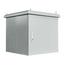 Armadio rack a parete - Fino a 9U rack da 19" - Fino a 100 Kg di carico - Con griglie di ventilazione e passacavi - Grado di protezione IP65 - 8 Ingressi per cablaggio