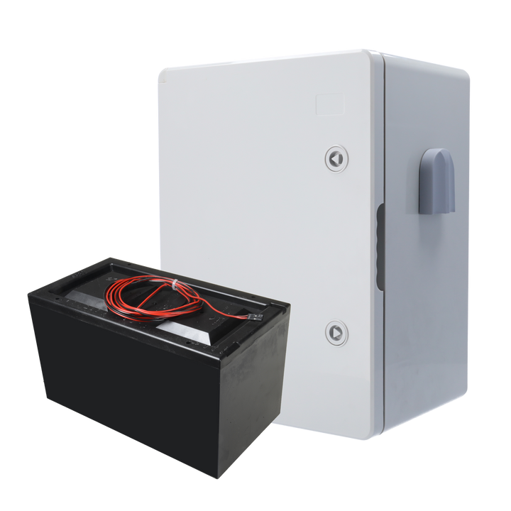 Ajax - Battery kit with polyester box - Duration up to 14 months - Non-rechargeable battery - easy installation - Ideal for a second home or an empty house
