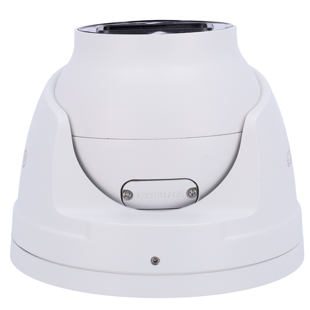 Safire Smart - Cámara IP Turret gama IA avanzada I1 - Resolución 8 Megapíxeles (3840x2160) - Lente motorizada 2,8-12 mm | Micrófono | IR 50m - IA avanzada: personas, vehículos y vehículos de dos ruedas - Resistente al agua IP67 | PoE (IEEE802.3af)