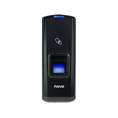 ANVIZ autonomous biometric reader - Fingerprints and MF cards - 1000 registrations / 50000 registers - TCP/IP, RS485, miniUSB, Wiegand 26 - Integrated controller - Suitable for indoors