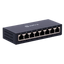 Safire Switch da tavolo  - 8 porte Gigabit - Velocità 10/100/1000 Mbps - Plug &amp; Play - Tecnologia di risparmio energetico - Housing metallico