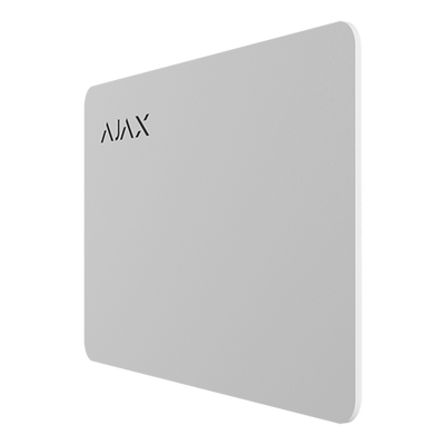 Ajax - Contactless access card - Mifare DESFire® technology - Compatible with KeyPad Plus - Maximum security and rapid user identification - White color