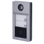 WiFi IP video intercom for 2 apartments - 2 Mp camera | Two-way audio - Opening with 2 relay MF card - Mobile app with or without monitor - Vandal-proof stainless steel - Standard PoE | Surface mounting