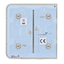 Ajax - LightSwitch SideButton - Pannello tattile per interruttore della luce - Compatibile con AJ-LIGHTCORE-1G /-2W - Retroilluminazione a LED - Pannello tattile laterale senza contatto - Colore grigio ostrica