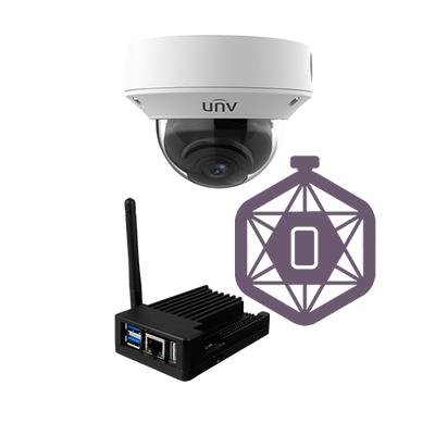 Kit per Controllo affluenza ECO - Camera UV-IPCOUNT-Z-4 - PC con software SF-COUNT-LITE - Visori multipli alle entrate - Reports e statistiche personalizzati - Sistema multicanale fino a 20 telecamere