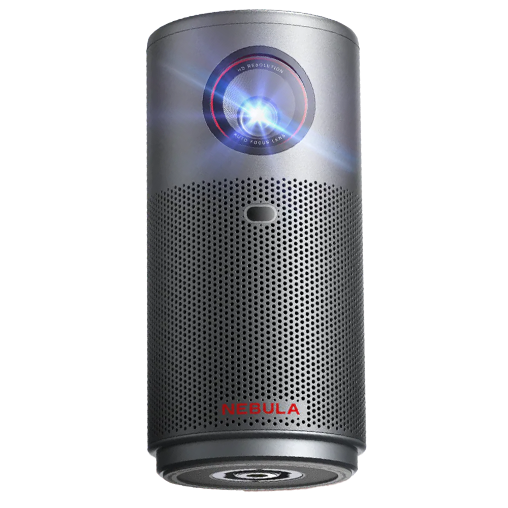 Nebula Capsule Air - Conexion WiFi / SO Google TV - Luminosidad 150 Lúmenes - Proyeccion hasta 100&quot; - Autonomia hasta 2 horas - Altavoz 5W (Dolby Audio)