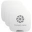 Ajax - Pack 10 coperchi personalizzabili per sirena da esterni - Colore bianco - Per esterni - Non include sirena AJ-STREETSIRENCUSTOM-W - Innowatt