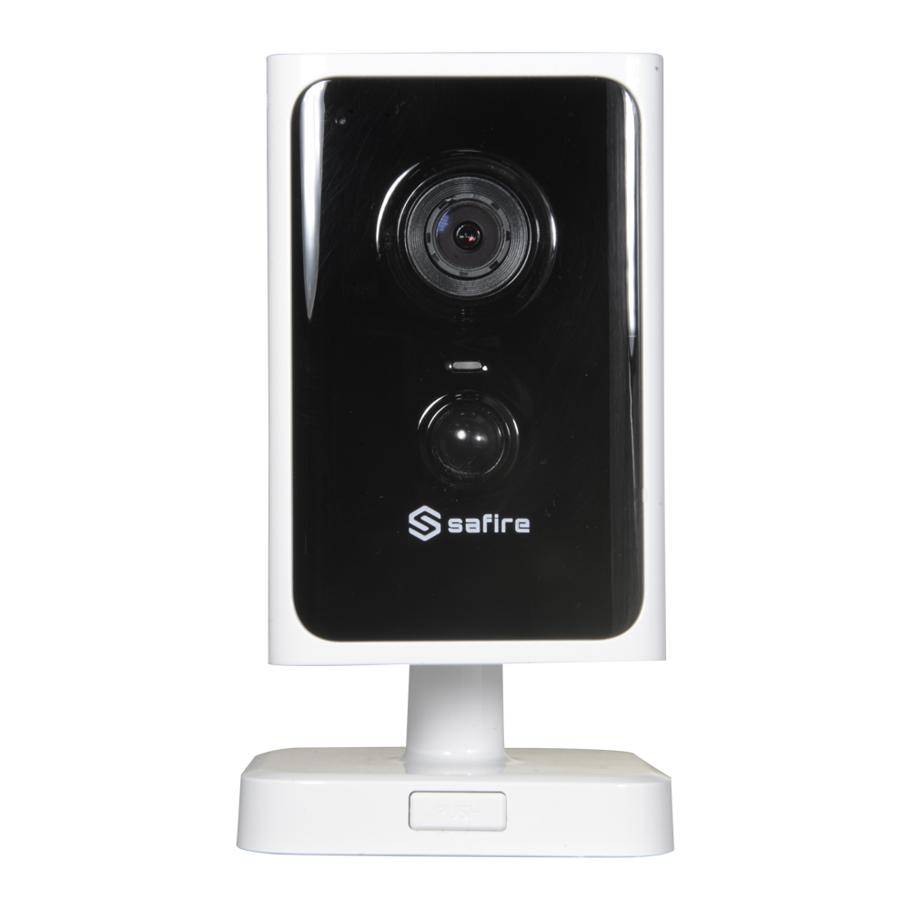 Cámara IP Wifi de 2 Megapíxeles con PIR - CMOS de Scan Progresivo 1/2.7" - Compresión H.265+ - Detector PIR Real - 1 LED IR Alcance 10 m / Audio - WEB, Software CMS, Smartphone y NVR