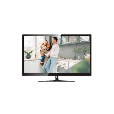 SAFIRE LED 32" monitor - Designed for 24/7 video surveillance - 4K resolution (3840x2560) - 16:9 aspect ratio | PIP/POP/QUAD display - Inputs: 3xHDMI, 1xDP - Outputs: 1xAudio
