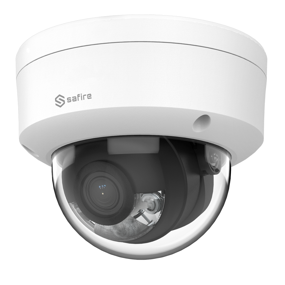 Telecamera IP 4 Megapixel (2560x1440) - 1/3" Progressive Scan CMOS - Ottica 2.8 mm - Night Color: immagine a colori 24 ore - Luce bianca portata 30 m | Microfono integrato - Waterproof IP67 |  Antivandalo IK08