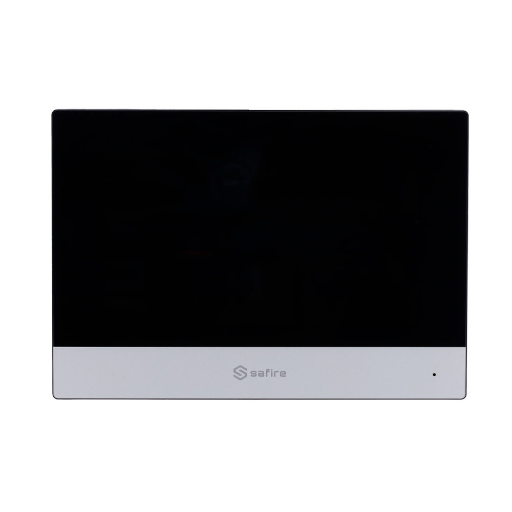 Monitor videoportero - Pantalla TFT de 7" - Audio bidireccional - 2 hilos, WiFi, SIP - Ranura para tarjeta microSD hasta 32GB - Montaje en superficie