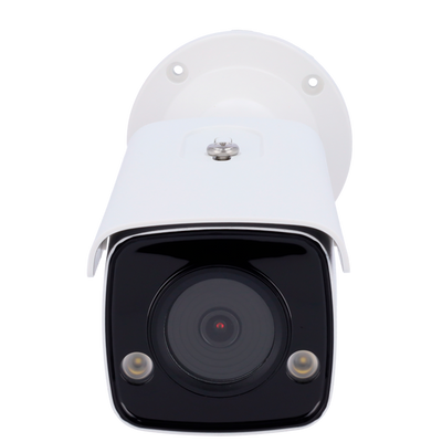 Camera IP 4 Mpx - 1/2.7"  Ultra Low Light sensor - H.265+ | Lente 2.8 mm | WDR | IR 60 m - Microfono | Altoparlante | Allarme | Luce con funzione deterrente - Truesense2: Miglioramento del filtro per i falsi allarmi