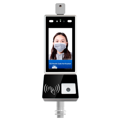 Green Pass Scanner | EU COVID Certification - Turnstile Installation | Ethernet | Multilingual - Fever Detection, Mask and Facial Recognition - Authentication with Servers in European Union countries - Free sVMS2000 software included