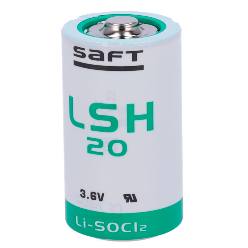Saft - Battery LSH20 - Voltage 3.6 V - Lithium - Nominal capacity 13000 mAh - Compatible with the products in the catalog
