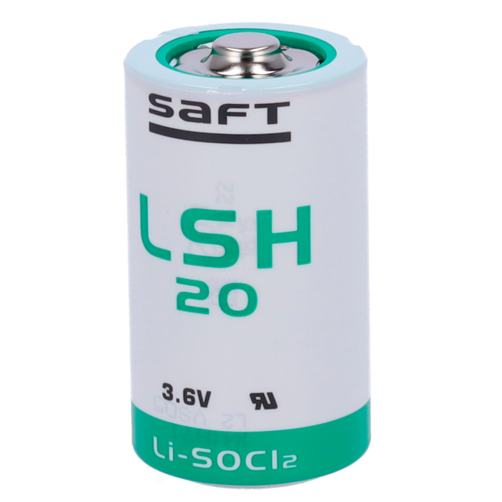 Saft - Battery LSH20 - Voltage 3.6 V - Lithium - Nominal capacity 13000 mAh - Compatible with the products in the catalog