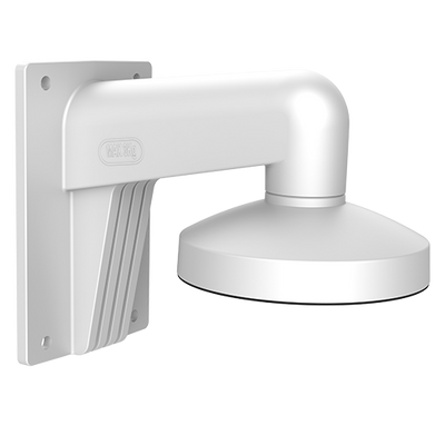 Wall bracket - Suitable for domes - Suitable for outdoor use - White color - Cable gland
