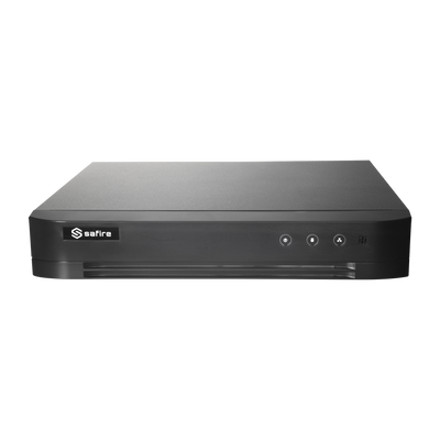Safire 5n1 Video Recorder - Audio over coaxial cable - 4CH HDTVI/HDCVI/AHD/CVBS/CVBS/ 4+1 IP - 1080P Lite (25FPS) - HDMI and VGA output - 1 HDD