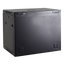 Wall-mounted rack cabinet - Up to 4U 19" rack - Up to 60 Kg load - With ventilation and cable management - Fan included - Power strip with 6 sockets included