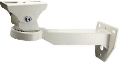 front support for housing - Compatible with HS250W - 100 (Al) x 85 (An) x 275 (Fo) - Load resistance 10 Kg - Aluminum / Beige color - Horizontal rotation 360º / vertical 85º