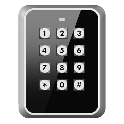 Control de Acceso - Tarjeta EM RFID y teclado - Indicador LED - TCP/IP, USB, RS485, Wiegand y Relé - Apto para uso interno y externo - Compatible con software SmartPSS
