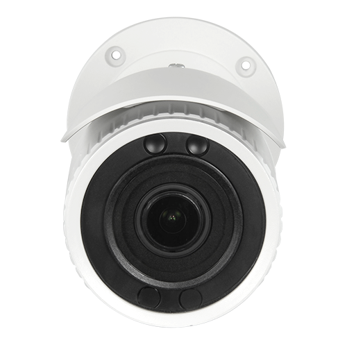 Telecamera Bullet IP 4 Megapixel - 1/3" Progressive Scan CMOS - Compressione H.265+ / H.265 - Lente motorizzata 2.8~12 mm Autofocus - Matrix IR Portata 30 m - IP67 | WDR | Audio | Allarmi