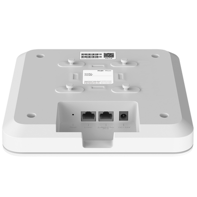 Reyee - AP Omnidireccional Wi-Fi 6 - Frecuencia 2.4 y 5 GHz - Soporta 802.11a/b/g/n/ac/ax - Velocidad de transmisión hasta 3000 Mbps / 160MHz - Antenas MU-MIMO 2x2:2 en 2.4GHz, 2x2 : 2 en 5GHz