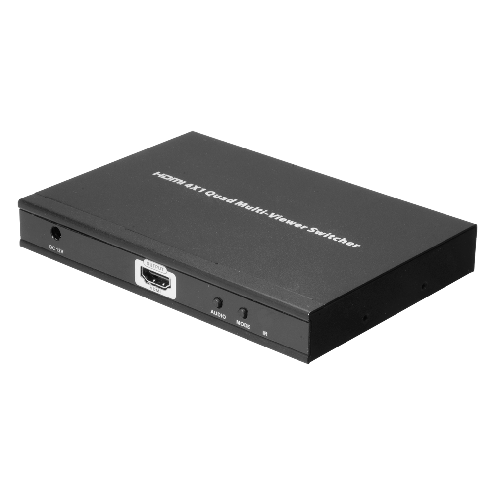 HDMI Switch - Fino a 4 entrate 1080p - 1 uscita HDMI 1080p - Tastiera - Controllo con telecomando a distanza - Extender controllo remoto inclusi