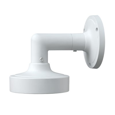 Soporte de pared Safire Smart - Para cámaras domo ojo de pez - Longitud de montaje 195 mm - Diámetro de la base 131,1 mm - Apto para exterior - Aleación de aluminio