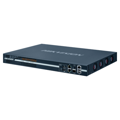Decodificador Hikvision - 64 canales - Capacidad de decodificación hasta 32 MPx - 4 salidas HDMI 4K | 1 salida BNC - Alarmas | Audio - Compatible con ONVIF