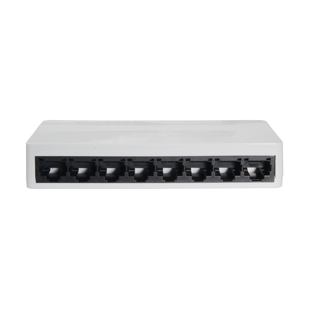 Interruttore da tavolo Hikvision - 8 porte RJ45 - Velocità 10/100 Mbps - Plug &amp; Play - Basso consumo
