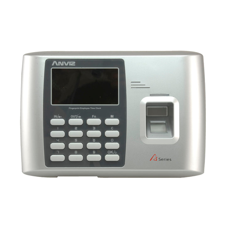 ANVIZ Attendance Control Terminal - Fingerprints, RFID cards and keyboard - 2000 records / 50000 logs - TCP/IP, USB, RS232, siren relay - 8 Attendance Control Modes - Free CrossChex Software