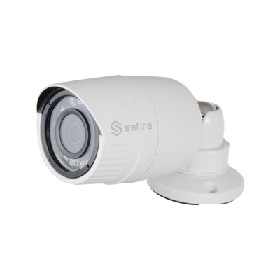 Cámara Bullet Safire Gamma ECO - Salida 4 en 1 - 1/3" SOI 2.0 Mp - Lente 2.8 mm - Distancia IR 20 m - Estanca IP66