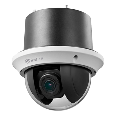 2 Megapixel Ultra Low Light IP Motorized Camera - 1/2.8” Progressive Scan CMOS - Compression H.265+/ H.265 / H.264+/ H.264 - Lens 4.8~120 mm (25X) Auto Iris - Audio | Alarmas | IP66 - Smart Tracking: Autotracking and by event