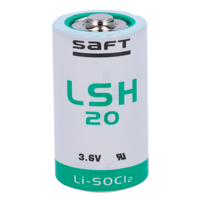 Saft - Battery LSH20 - Voltage 3.6 V - Lithium - Nominal capacity 13000 mAh - Compatible with the products in the catalog