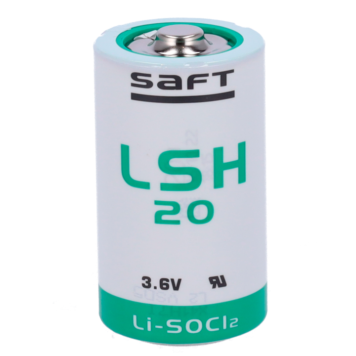 Saft - Battery LSH20 - Voltage 3.6 V - Lithium - Nominal capacity 13000 mAh - Compatible with the products in the catalog