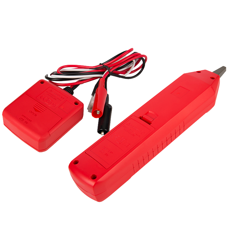 UNI-T - Cable tester - Telephone line, twisted pair and electrical cable - Automatic shut-off - Polarity indicator on telephone cables - Cable tracing