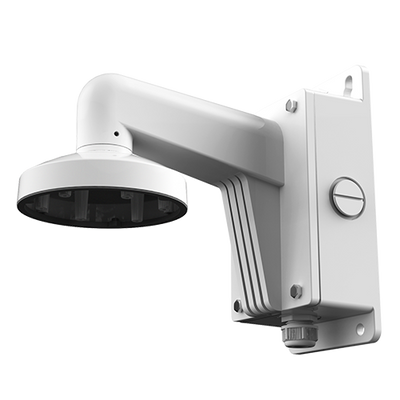 Wall bracket - Junction box - Suitable for dome - Suitable for outdoor - White color - Hollow pin