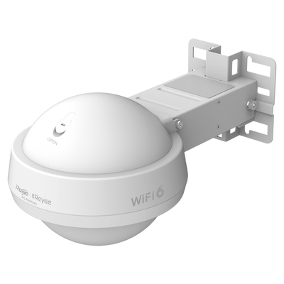 Reyee - AP Omnidireccional Exteriores IP68 Wi-Fi 6 - Frecuencia 2.4 y 5 GHz - Soporta 802.11a/b/g/n/ac/ax - Velocidad transmisión hasta 3000 Mbps / 160MHz - Antenas MU-MIMO 2x2:2 en 2.4GHz, 2x2:2 en 5GHz