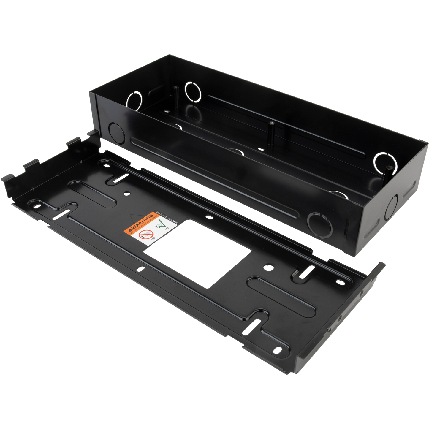 Supporto per videocitofono - Ideale per il videocitofono Akuvox AK-R29S - Misure: 314mm (Al) x 123mm (An) x 52mm (Fo) - Fabbricato in acciaio galvanizzato - Montaggio a incasso - facile installazione