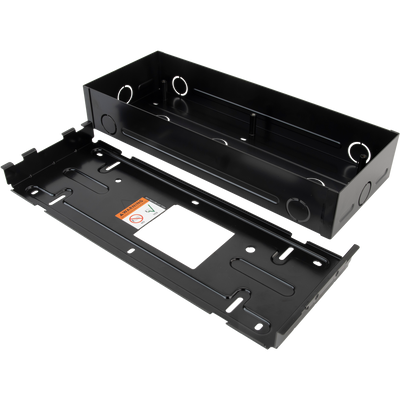 Supporto per videocitofono - Ideale per il videocitofono Akuvox AK-R29S - Misure: 314mm (Al) x 123mm (An) x 52mm (Fo) - Fabbricato in acciaio galvanizzato - Montaggio a incasso - facile installazione