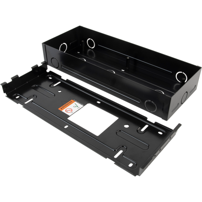 Video intercom support - Ideal for Akuvox AK-R29S video intercom - Measurements: 314mm (Al) x 123mm (An) x 52mm (Fo) - Made of galvanized steel - Flush mounting - easy installation