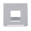 Soporte de mesa - Específico para videoporteros - Compatible con monitores Hikvision - Orificios de conexión - 89 (I) x 97 (W) x 77 (L) mm - Fabricado en SECC