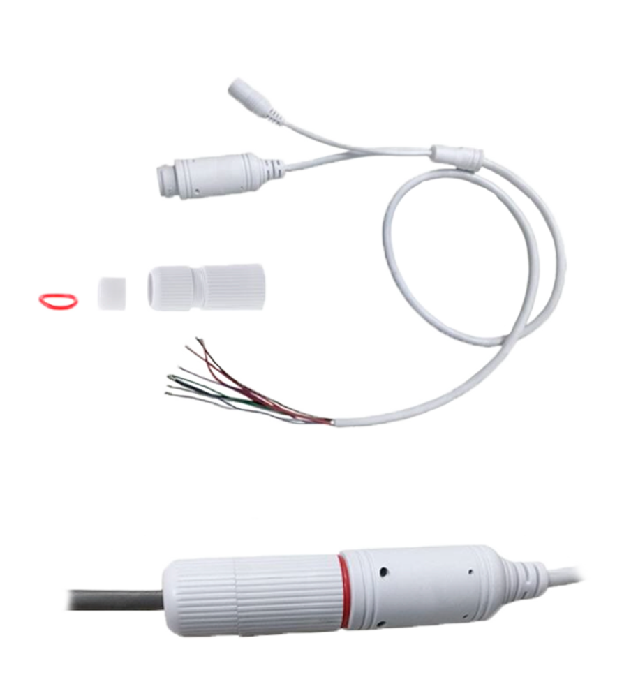 Cubierta - RJ45 connector - Admite cables between 14~26AWG - Peeled length 5~6 mm - Waterproof - 5 units