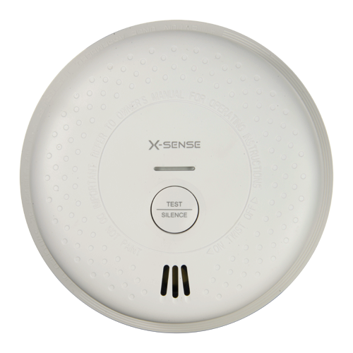 Rivelatore di fumo autonomo X-Sense - Durata della batteria 10 anni - Spia di allarme - Allarme acustico 85 dB a 3m - Pulsante Test - Certificato EN 14604:2005