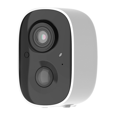 Telecamera IP 2Mpx VicoHome Wifi a batteria - Rilevamento intelligente sul cloud / Sensore PIR - Luce con effetto deterrente / Batteria al litio 5000 mAh - Obiettivo 3.3 mm / IR 7 m / LED bianco - Audio bidirezionale / Slot SD - App VicoHome e Cloud / Com