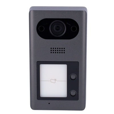 IP video intercoms - 2Mpx wide angle camera - Two-way audio | Double push button - Monitoring by phone APP device - Vandal proof stainless steel - Surface mounted