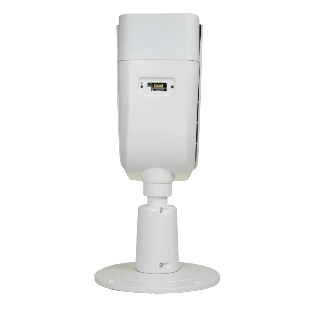 4 Megapixel IP Bullet Camera - 1/2.5" Progressive Scan CMOS - H.265+ / H.265 Compression - Motorized lens 2.8~12 mm Autofocus - Matrix IR Range 50 m - IP67 | WDR | Audio | Alarms